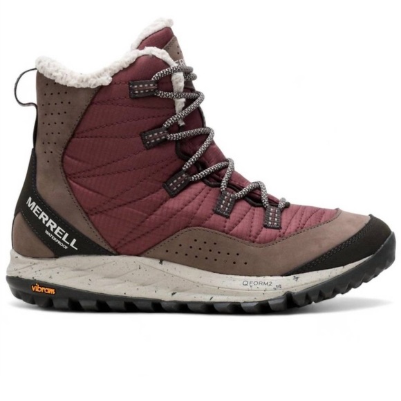 Merrell Shoes - Merrell Antora Sneaker Waterproof Boot in Maroon Women's Size 9.5